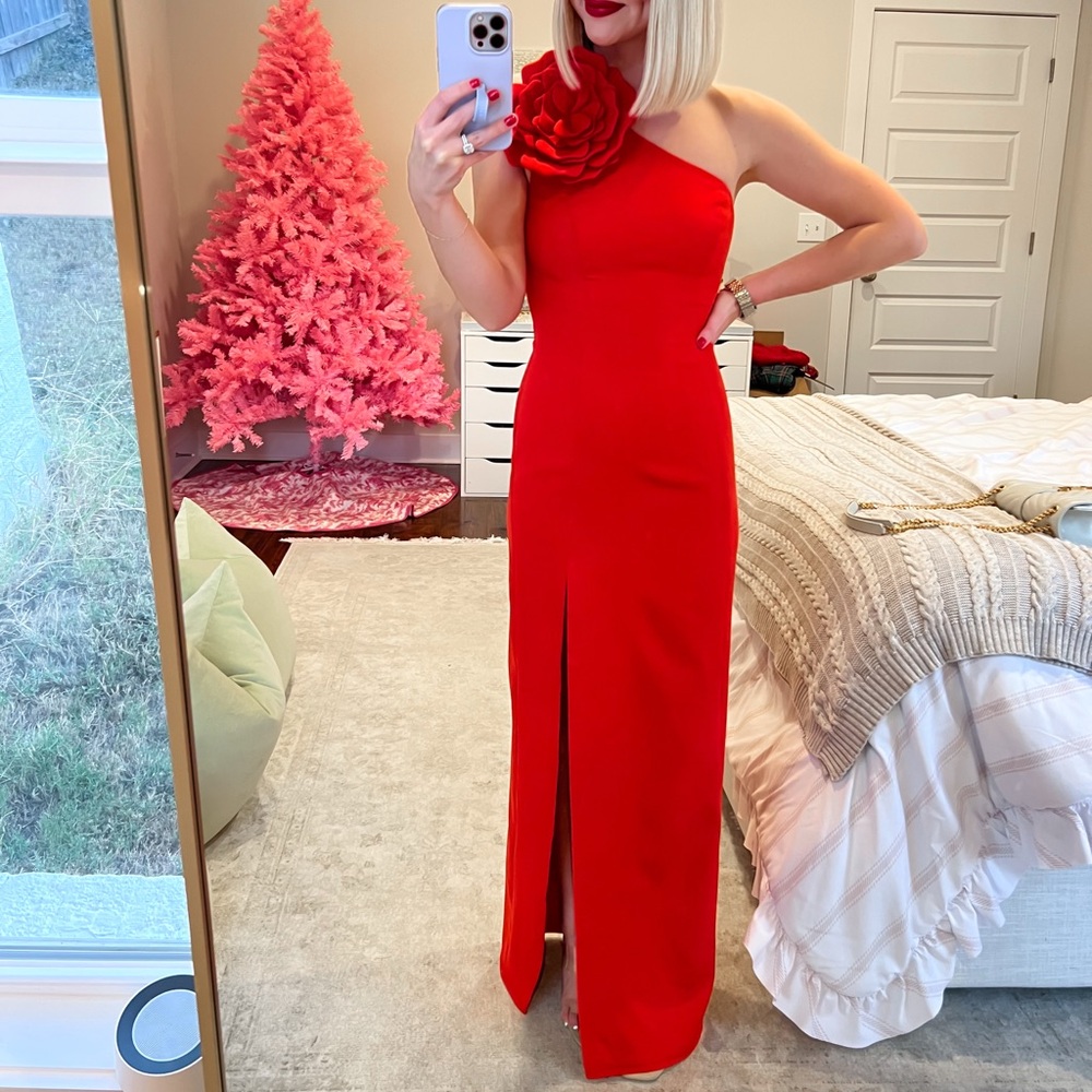 Lovers + Friends Red Gown